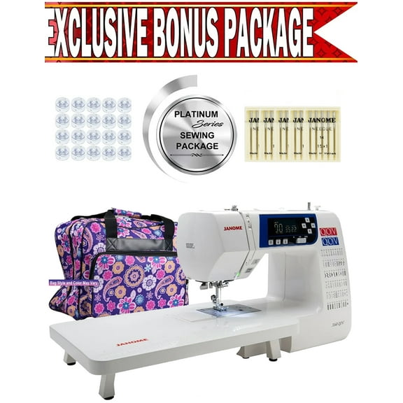 Janome 3160QOV Quilts of Valor Sewing & Quilting Machine w/ Exclusive Platinum Series Sewing Package!