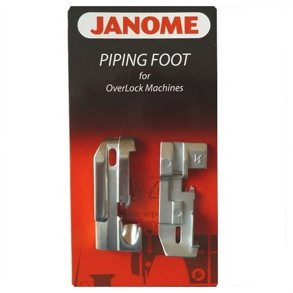 Janome 3mm and 5mm Piping Foot Set for Sergers