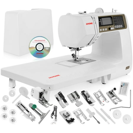 Janome 4120Qdc Computerized Sewing Machine W/ Hard Case + Extension Table