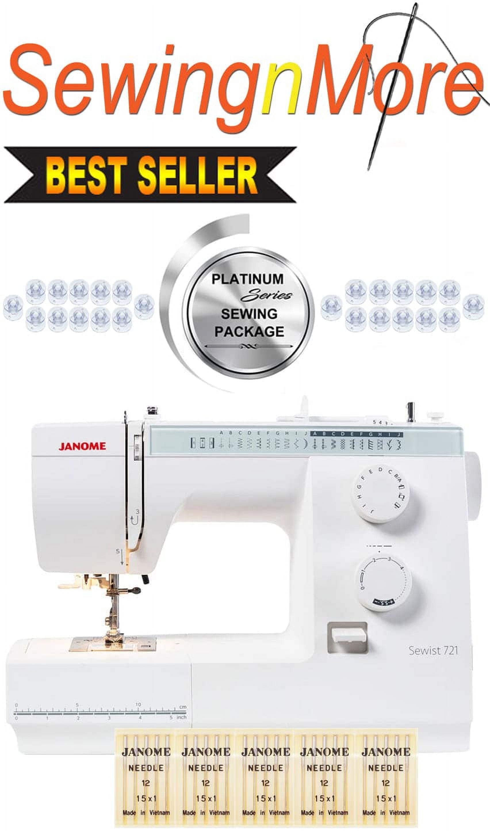 Janome Heavy-Duty Sewing Machine w/ Exclusive Platinum Series