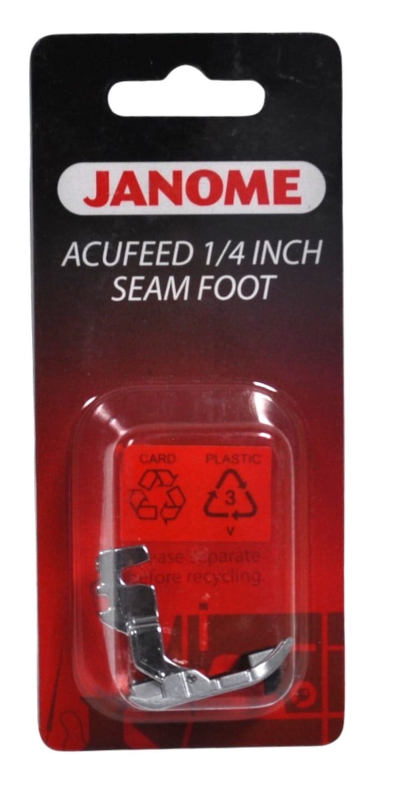 Janome Acufeed 1/4 Inch Seam Foot 202031002 - Walmart.com