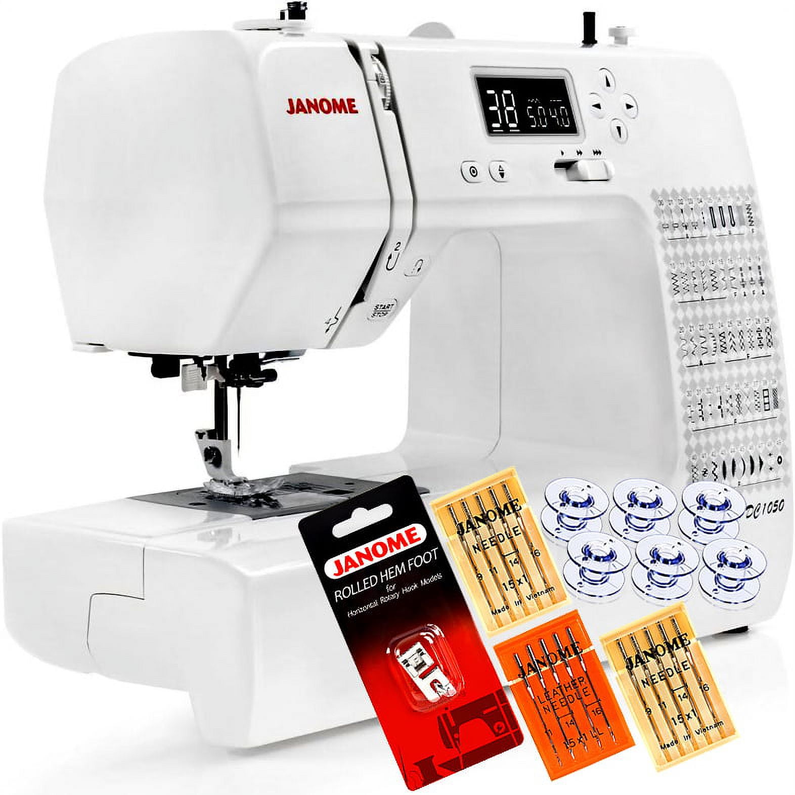 Janome DC1050 Electric Sewing Machine - Walmart.com