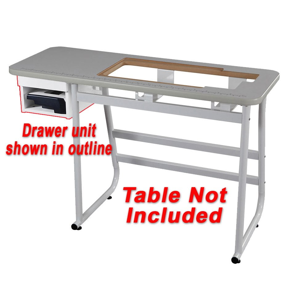 Erinnyees Home Hobby Craft Table with Storage Shelves, Mobile Folding Cutting Table for Large Fabric, Foldable Table for Home Office Sewing Room Craft