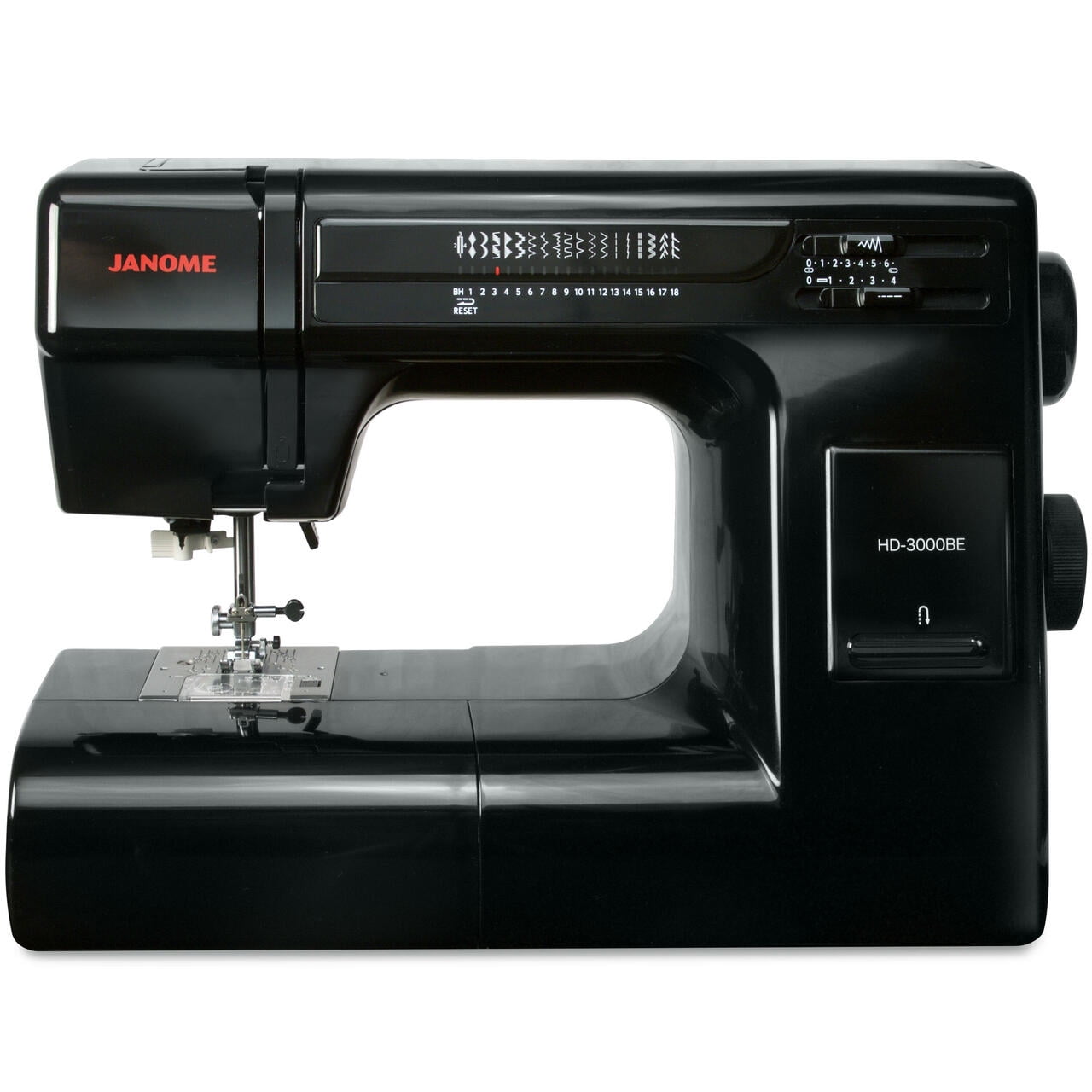 Janome HD3000BE Adjustable Sewing Machine with Exclusive Bonus Bundle