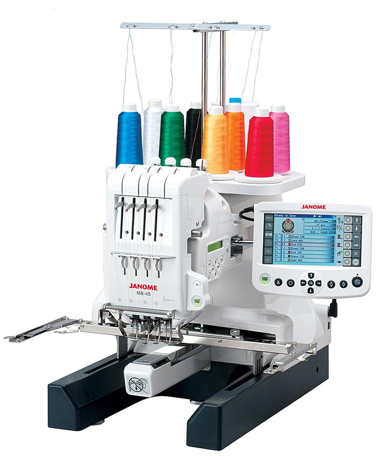 Simthread Embroidery Machine Thread 80 Janome Colors 500M (550Y) Polyester Thread 40wt Compatible with Janome and Robison-Anton Colors