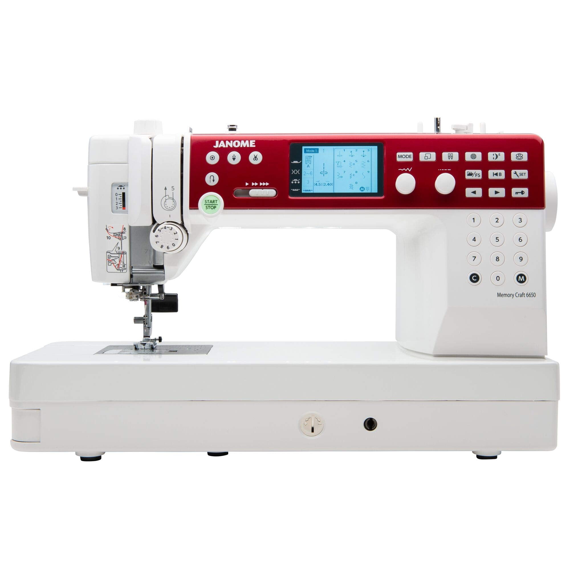 Janome MC6650 Sewing and Quilting Machine with Exclusive Bonus Bundle ...