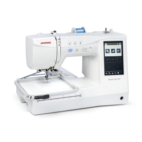 Janome Memory Craft 1000 Combination Sewing & Embroidery Machine - Max Embroidery 5.5" x 5.5"