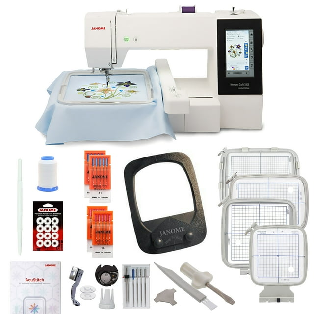 Janome Memory Craft 500E Limited Edition Computerized Embroidery