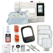 Janome Memory Craft 500E Limited Edition آلة تطريز محوسبة مع حزمة Hat Hoop