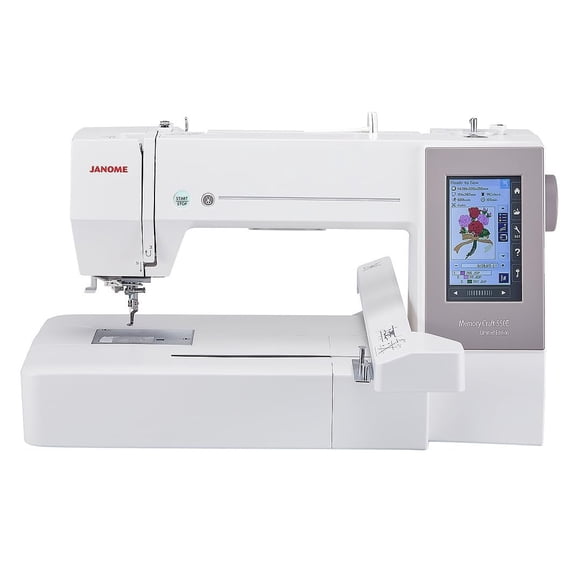 Janome Memory Craft 550E Limited Edition 14x7.9" Embroidery Machine