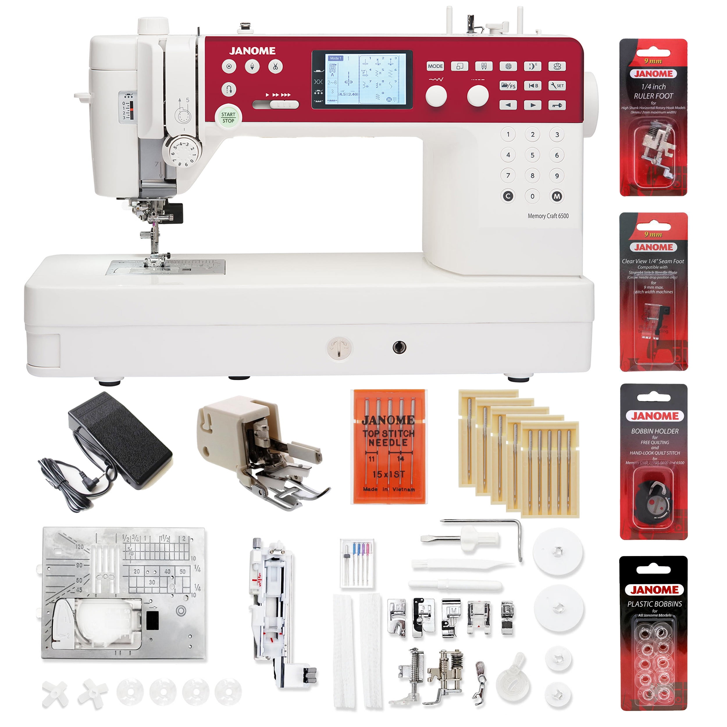 Janome Memory Craft 6650 Home Heavy Duty Speed Control Janome Memory Craft 6650 Home Heavy Duty Speed Control