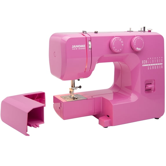 Janome Pink Sorbet Easy-to-Use Sewing Machine with Buttonhole