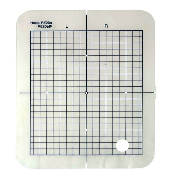Janome Replacement Template for RE20A Hoop (170mm x 200mm)