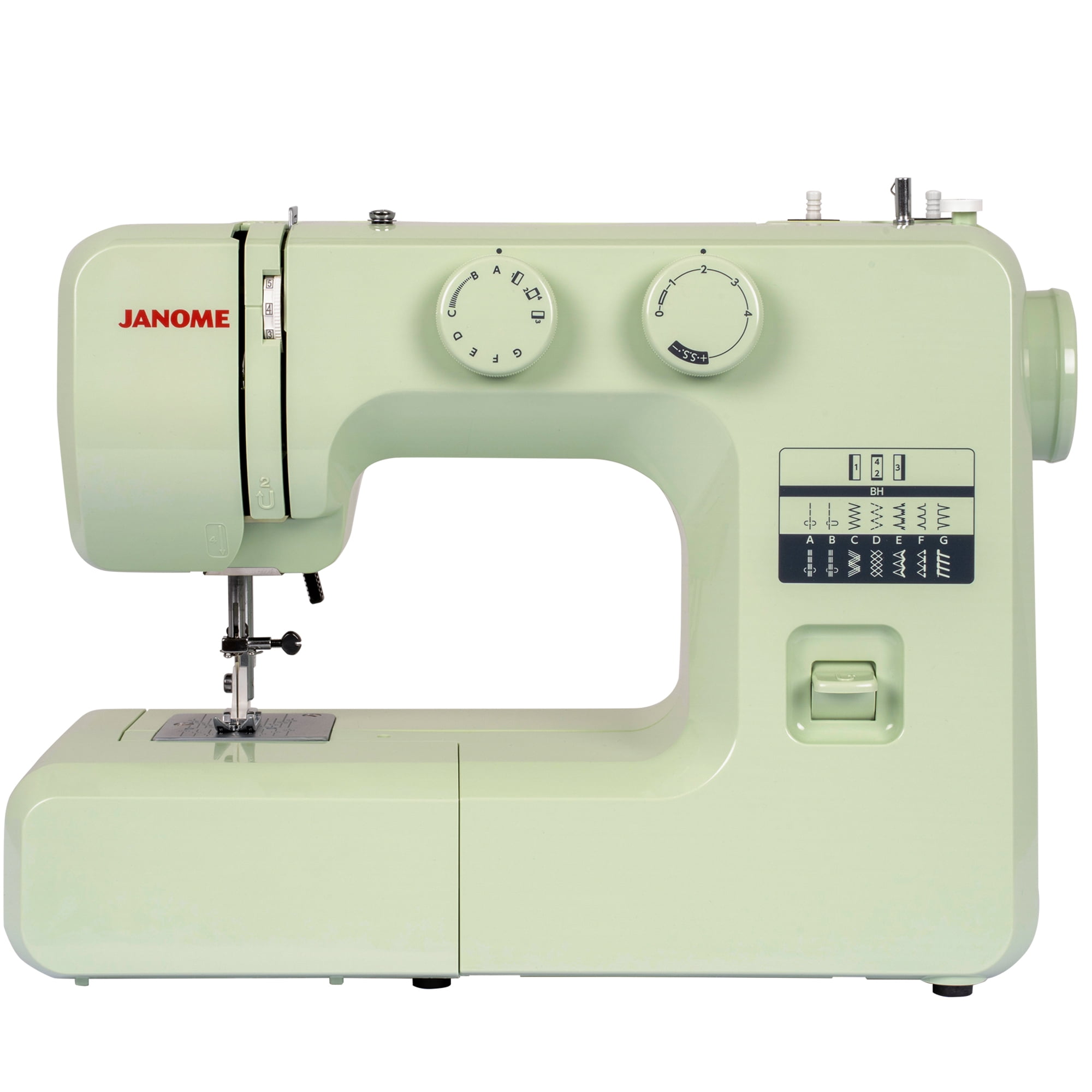 Mint Green - Janome Signature Charm Easy-to-Use Mechanical Sewing Machine