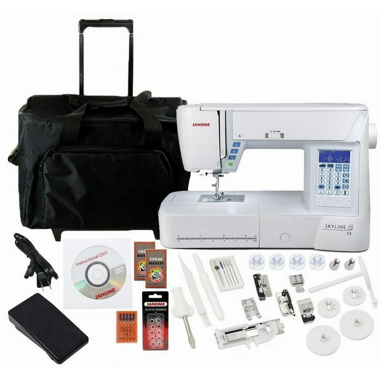 Janome C30 Computerized Sewing Machine with 30 Stitches, Including Buttonhole, and Easy to Read Screen