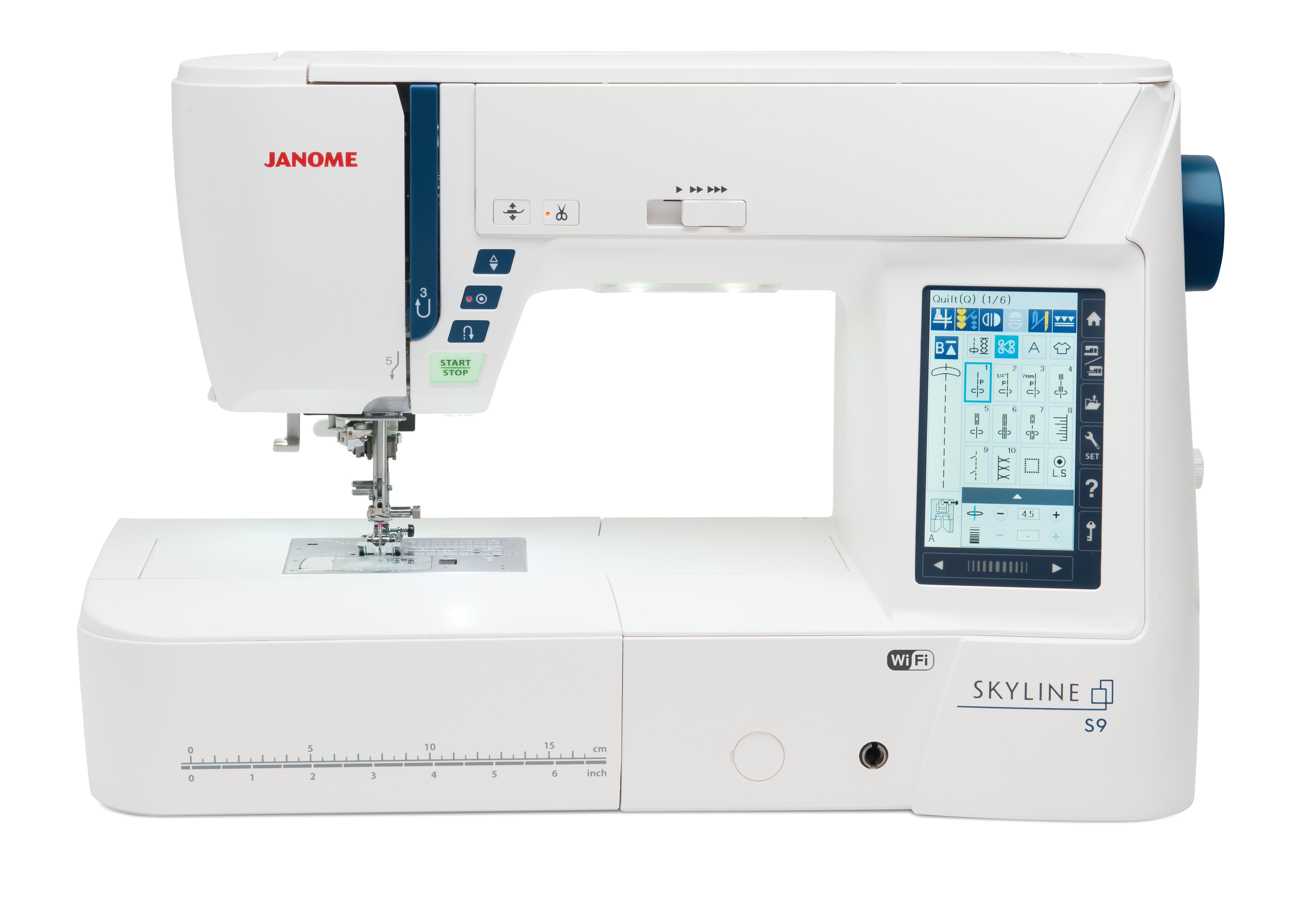 Janome Skyline S9 Computerized Sewing Quilting and Embroidery Machine