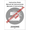 thumbnail image 1 of Janome Spare Part 1200D Sewing Machine Owners Instruction Manual, 1 of 1