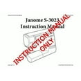 thumbnail image 1 of Janome Spare Part 3023 Sewing Machine Instruction Manual Reprint, 1 of 1