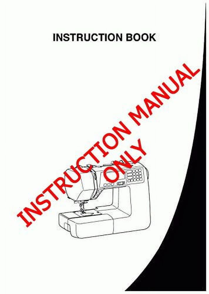 Janome Spare Part 4120QDC Sewing Machine Instruction Manual Reprint