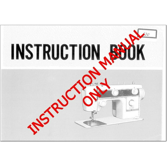 Janome Spare Part 630 Sewing Machine Owners Instruction Manual