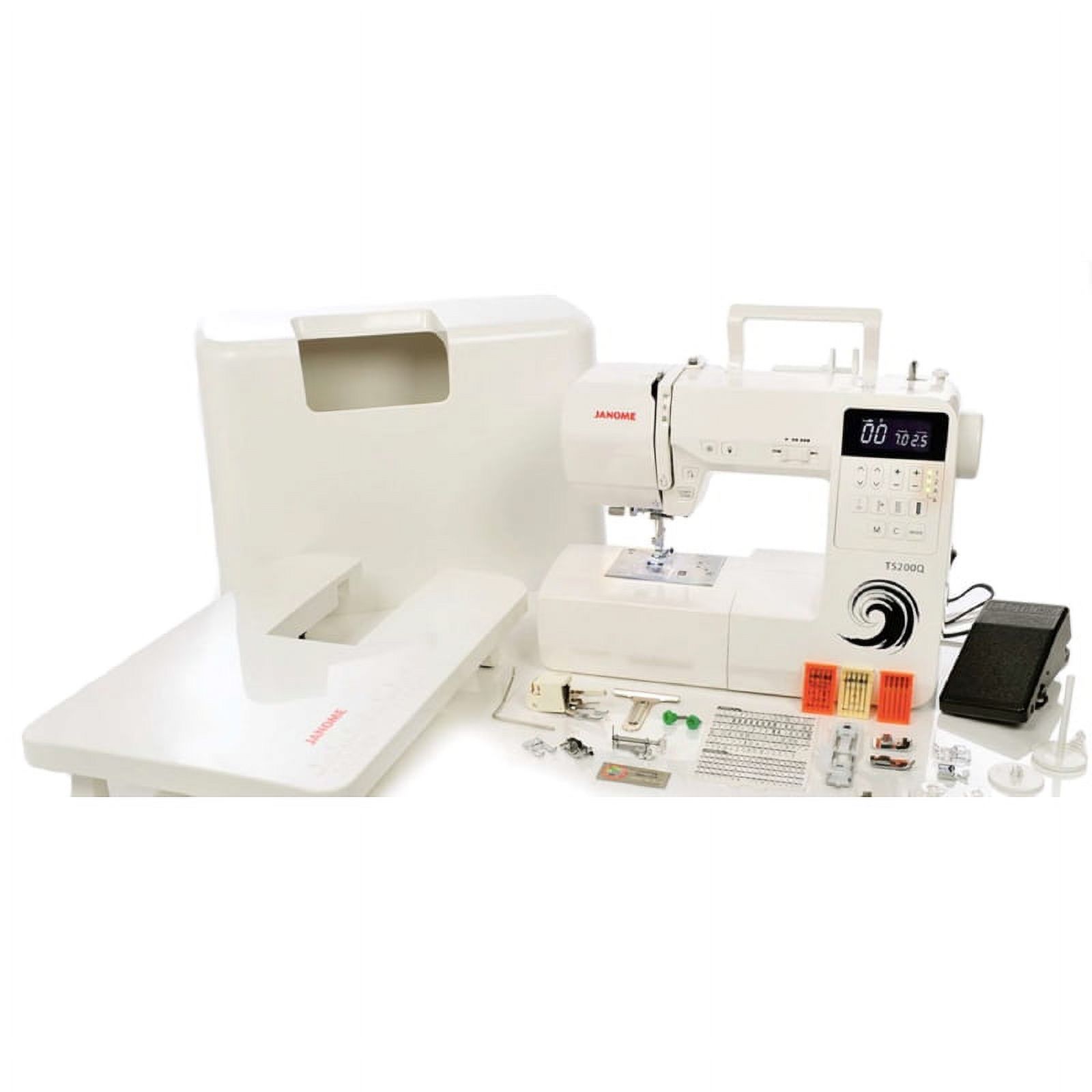 Janome C30 Computerized Sewing Machine, 30 Stitches, Easy Read LCD