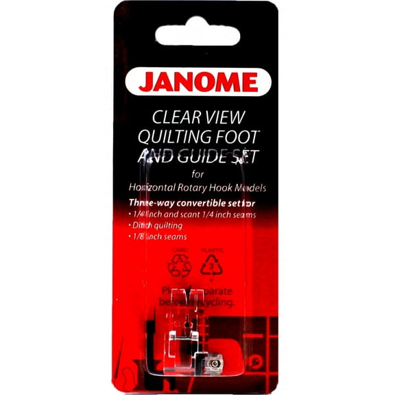 Janome Top Load Clear View Quilting Foot and Guide Set