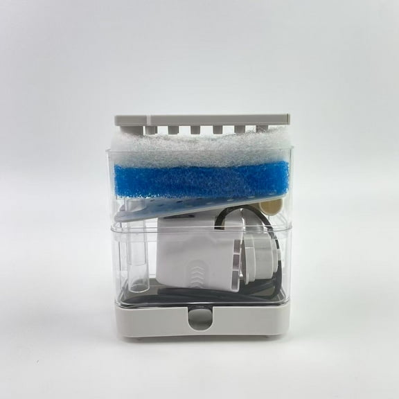 Janprous Filters for aquaria,Power Filter Hang-On Filter with Quad Filtration Great for Freshwater and Saltwater Setups