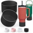 thumbnail image 1 of Janrevotw 1 Piece Silicone Mug Sleeve Bottom Cover For Coffee Mugs And Water Bottles 40oz Capacity 7.5cm Diameter Protective Cover, 1 of 9