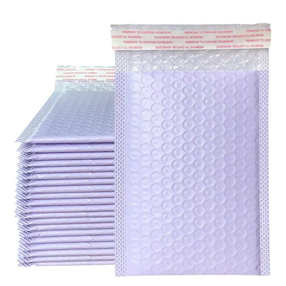 Janrevotw 10-Pack Bubble Envelopes, Self-Sealing, Pink Bubble-Padded Mailing Envelopes, Bags, Gift Packaging Bags, Small Business Supplies