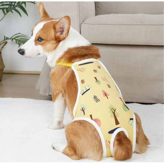 Janrevotw 1pc Dog Cute Sanitary Trousers With Adjustable Sling Physiological Trousers Pet Panties Nappy Jumpsuit