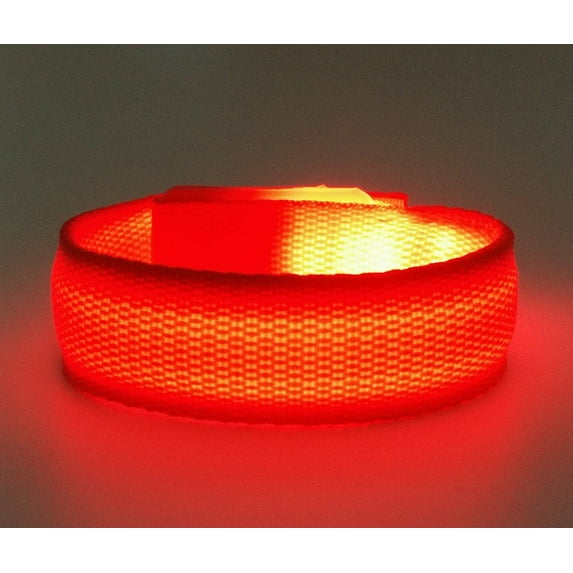 Janrevotw 1pc Wristband Led Flashing Glow Bracelet For Corporate Events, Parties, Concerts