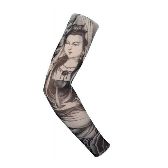 Janrevotw 1pcs Fashion Outdoor Sleeve Tattoo Sleeve Seamless Men'S And Women'S Flower Arm Tattoo Sleeve Sleeves Sun Protection Comfortable Tattoo Sleeves