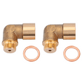 thumbnail image 1 of Janrevotw 2 Pcs M18x1.5 02 Plug Extended Car Sensor Angle Extender Spacer 90 Degree, 1 of 10