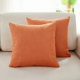thumbnail image 1 of Janrevotw 2pcs Pillow Covers Sofa Pillow Set Living Room Cushion Solid Color Thickened Linen Lumbar Cushion Bed Head Large Back Cushion (Insert Not Included), 1 of 12