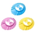 thumbnail image 1 of Janrevotw 3pcs Adjustable Baby Shampoo Cap Soft Waterproof Shower Cap Protect Eyes Shampoo Shower Bath Hair Cap, 1 of 11