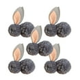 thumbnail image 1 of Janrevotw 5 PcsEaster Decoration Plush Mini Bunny Easter Bunny Doll Toy Gift  (Grey), 1 of 4