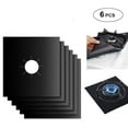 Janrevotw 6pcs Gas Cooker Gasket Kitchen Gas Cooker Stove Top Burner