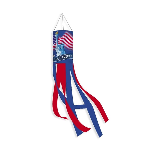 Janrevotw American Patriotic Flags, Red, White And Blue Banners For 4th Of July Decorations Outdoor And Labor Day, Veterans Day, Memorial Day 1 Pack