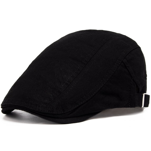 Janrevotw Beret Adjustable Casual Forward Hat Cotton Lightweight Gentleman Men'S Beret