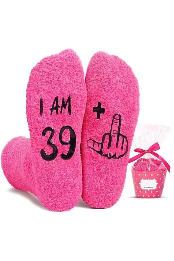 Birthday Gifts for Women - Socks for 36 37 38 39 40 Year Old Woman Her