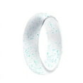 thumbnail image 1 of Janrevotw Colorful Silicone Rings 5.7mm Silicone Rings Yoga Glitter Sports Ring Rings, 1 of 7
