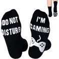 thumbnail image 1 of Janrevotw Funny Novelty Socks for Men Women Teenage Birthday Christmas Gifts-Do Not Disturb Gaming, 1 of 6