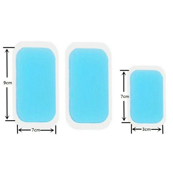 Janrevotw Gel Pads For Massage Abdominal Stimulator Abdominal Trainer Replacement Gel Pads For Sticky Muscle Workout Magic Stimulator Gel Pads For All Abdominal Belts