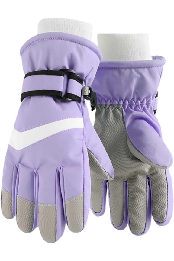 Kids Winter Gloves, Kids Cold Weather Insulated Outdoor Snow Ski Gloves For Snowboarding, Sledding, Waterproof Winter Warm Gloves For Boys Girls