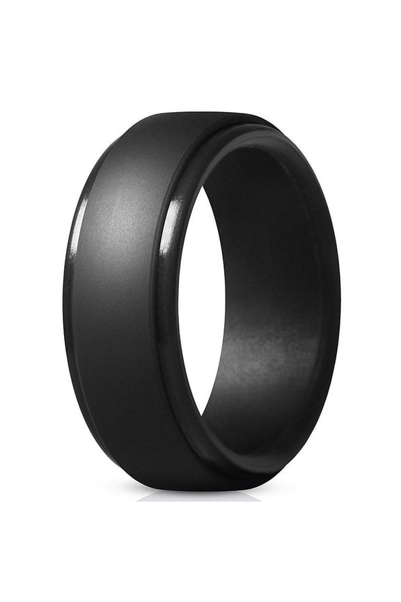 Men'S Personalized Metal Silicone Wedding Bands, Silicone Rings Men'S Silicone Wedding Bands Size 7 8 9 10 11 12 13 14 For Fitness, Comfortable And Durable Wedding Bands