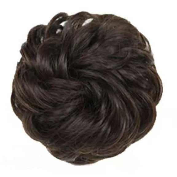 Janrevotw Messy Bun Hair Piece Wavy Curly Hair Bun Hair Extensions Synthetic Messy Bun Hair Piece For Women Girls