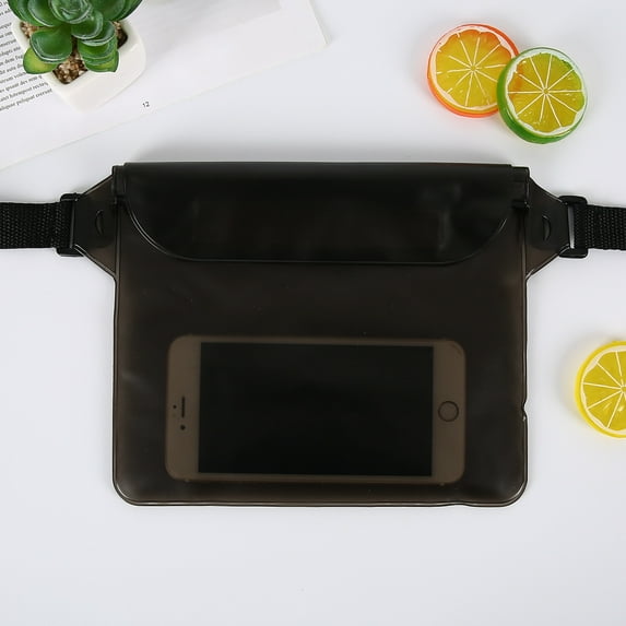 Janrevotw Mobile Phone Waterproof Bag Can Be Installed Charging Treasure Rafting Beach Mobile Phone Waterproof Bag Sports Waist Pack Three Sealed Waterproof Bag