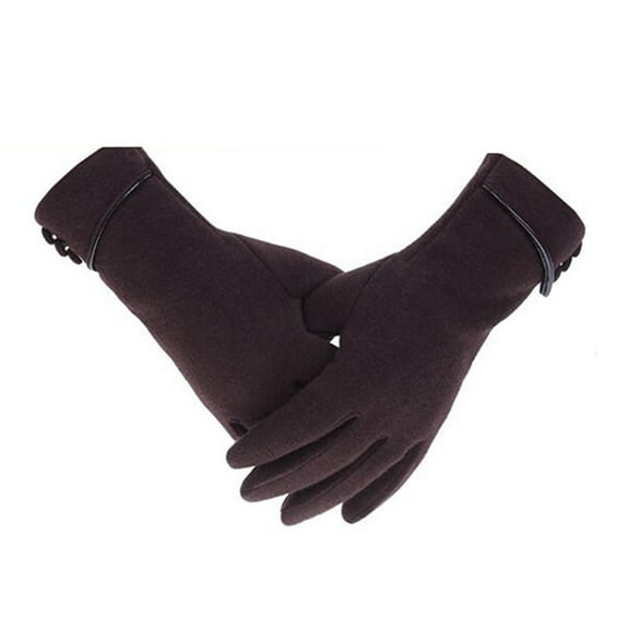 Janrevotw Padded Gloves Autumn And Winter Warm Gloves Women'S Non Down Padded Outdoor Riding Gloves Winter Playing Snow Gloves