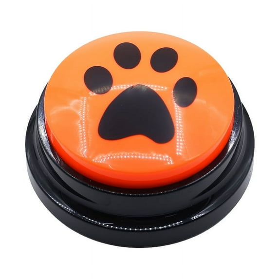 Janrevotw Pet Communication Button Speaker Dog Talking Toys Recording Hairpiece Interactive Tool
