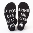 thumbnail image 1 of Janrevotw Soft Unisex Cotton Socks BRING ME COFFEE Funny Novelty Socks Great Christmas Gift for Men Women Game Lovers, 1 of 5